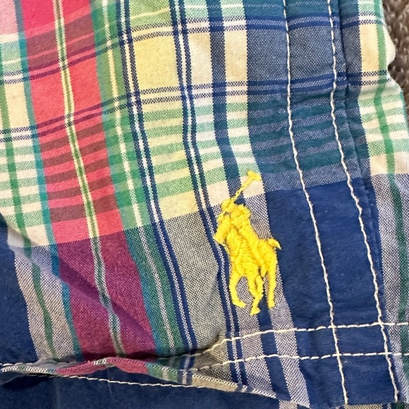 Polo by Ralph Lauren Kids Plaid Swim Trunks - Blue and Multicolor - Picture 2 of 6